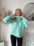 Polera Tejido Acrílico Mujer Trenzado Grueso - comprar online