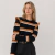 Sweater mujer rayado multicolor