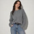 Sweater Tejido Mujer Trenzado Oversize Frizado Suave