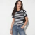 Remera Rayada de Hilo Lycra en internet