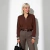 Campera Mujer Tejida Bremer con Cierre Cuello Alto - comprar online