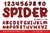 FONTE SPIDER / HOMEM ARANHA