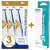 Conjunto de clareador dental Whiteness Perfect 22% com três unidades e um gel dessensibilizante 0,2% KF da FGM.
