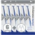 Embalagem do clareador dental Whiteness Perfect da FGM, contendo 6 unidades de gel clareador a 10% e 1 par de moldeiras.