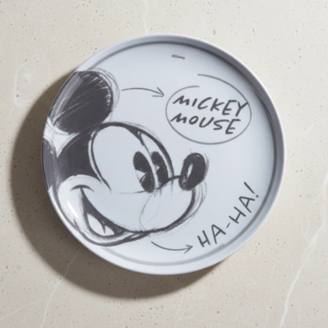 Prato Sobremesa Mickey Vintage 20cm