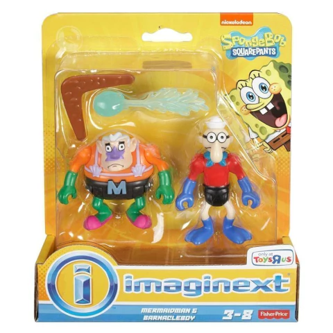 Action Figure - Mermaid Man & Barnacle Boy - Bob esponja - Imaginext - Fisherprice - comprar online