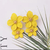 Brinco Flor dupla Amarelo - comprar online