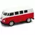 Kombi T1 vermelho e branco - 1/64 - Welly - Coleção California Minis - comprar online