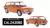 Brasilia Laranja - Escala 1/24 - California Classics - Losan - Miniaturas e Coleções