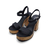 Sandalias Fiesta Vestir Faja Corcho Mujer Art 830 en internet