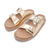 Sandalias Doble Hebilla Ajustables Moda Mujer Urbanas Art Nara - tienda online