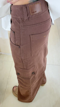 Imagem do Saia jeans Cargo