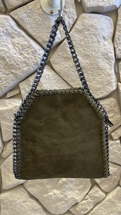 Imagem do Bolsa suede correntes