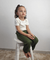 Calça infantil moletom musgo.