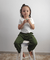 Calça infantil moletom musgo