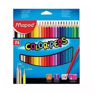 Lapices de colores Maped color peps x 24 largos - comprar online