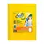 Cuaderno Éxito universo tapa dura 48 hojas rayado amarillo N°1