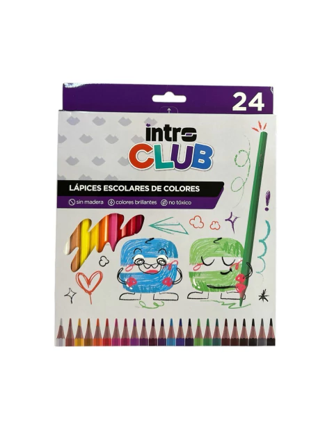 Lapices de color introclub x 24