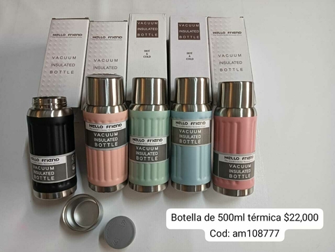 Botella de 500ml termica- Cod: Am108777