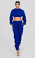 CALÇA BAGGY MOLETOM AZUL COBALTO na internet