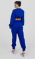CASACO ELASTIC MOLETOM AZUL COBALTO - comprar online