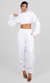 CASACO ELASTIC MOLETOM BRANCO TITÂNIO - comprar online