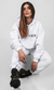 CASACO CROPPED MOLETOM HAVE FUN BRANCO na internet