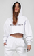 CASACO CROPPED MOLETOM HAVE FUN BRANCO - loja online