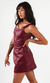 VESTIDO MODIGLIANI BORDÔ - comprar online