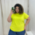 T-SHIRT BÁSICA VISCOLYCRA - loja online
