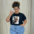 T-SHIRT COM APLICAÇÃO
