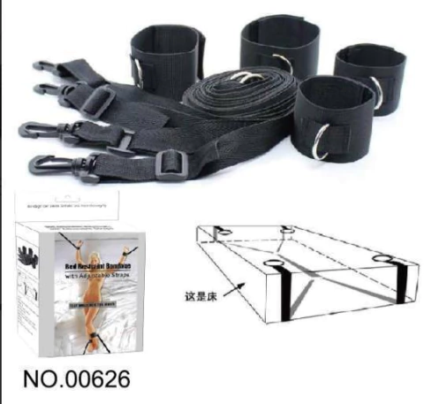 AMARRAS PARA MÃOS E PÉS CAMA