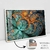Imagem do Quadro Abstrato Vitral Floral