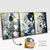 Quadro Trio Elegância Floral - Exclusive Design - Quadros Decorativos