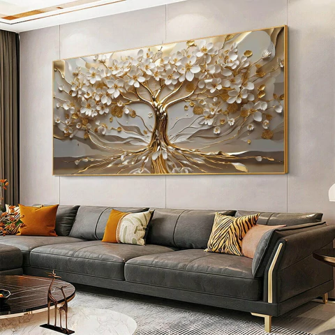 Quadro Árvore Abstrata da Serenidade - comprar online