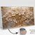Quadro Árvore Abstrata Tronco Dourado - loja online