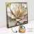 Quadro Flor de Lotus Dourado - Exclusive Design - Quadros Decorativos