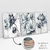 Quadro Floral Luxo Azul - loja online