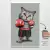 Quadro Gato Boxeador - loja online