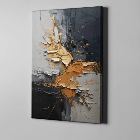 Quadro Linha FLEX Abstrato Tons Escuros - comprar online