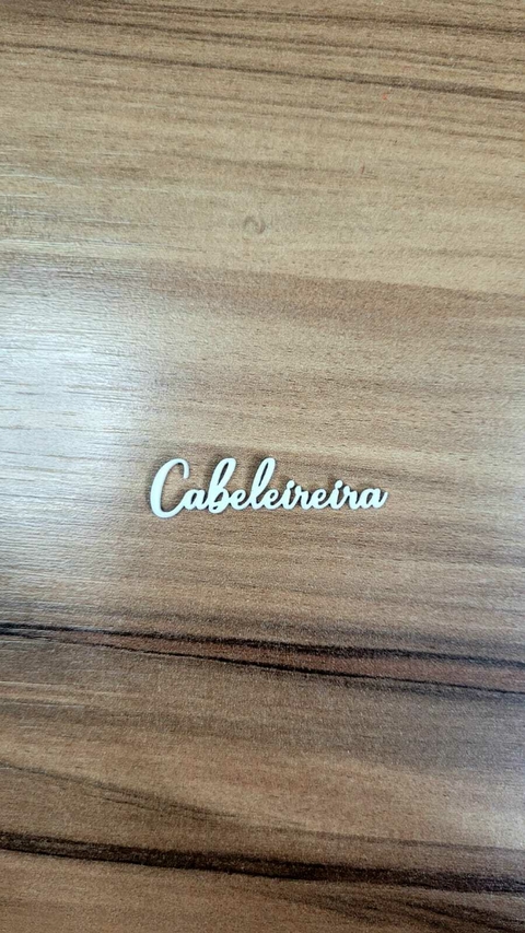 Cabeleireira - Mini Palavras em acrílico
