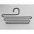 Percha Para 5 Pantalones Metal Reforzada - tienda online