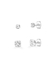 Brinco Dupla Ponto de Luz (Prata 925) - comprar online