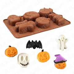 Molde Silicon Mix Halloween # 6