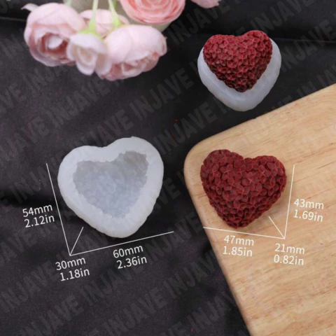 Molde Silicon Corazón FL Ch - comprar en línea