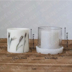 Molde Pantalla Acrílico Cilindro - comprar en línea