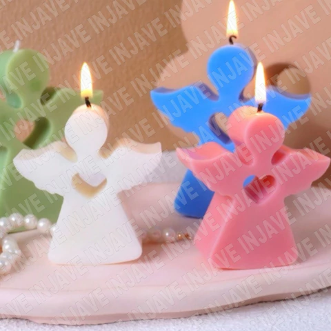 Molde Ángel Corazón gde #2