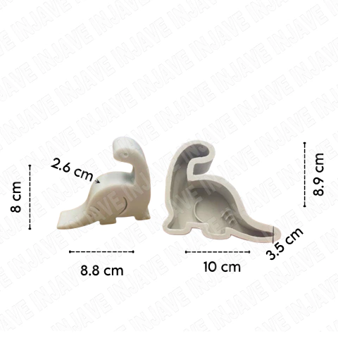 Molde Silicon Dino Brachi