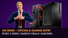 PC Gamer Ryzen 3 3200G | Radeon Vega 8 | 16GB DDR4 (NG Spark – Oficina & Gaming Entry)