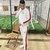 Conjunto Balmain Paris NEO PREMIUM (Branco e vermelho) N1